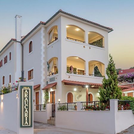 Villa Araucaria - Private Pool, Jacuzzi, Sea View Rethymno  Exterior photo